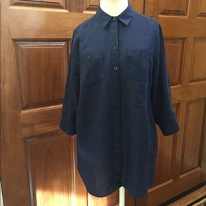 Chico’s Effortless Linen size 1 dress/tunic